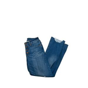 Madewell Cali Demi-Boot Jeans in Bronson Wash: Button-Front Edition Women's 26